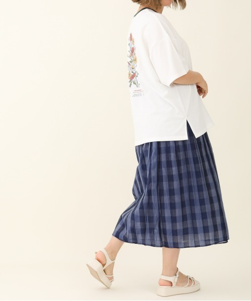 sakishimatokyo(サキシマトーキョー)の「【ZOZO限定】サキシマamp「フラワーロゴプリントリンガーBIGTシャツ」(Tシャツ/カットソー・レディース・ライトブルー/ブラック/オフホワイト/アイボリー・FREE)」の17枚目の写真