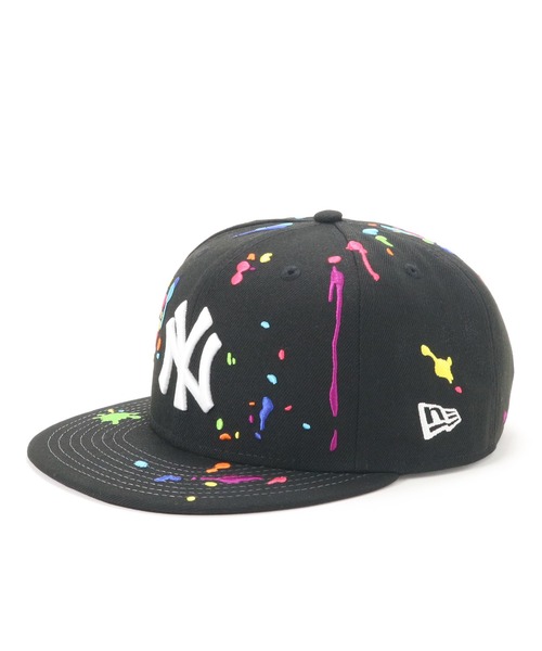 NEW ERA（ニューエラ）の「ニューエラ キャップ ニューヨークヤンキース スプラッシュ（キャップ・メンズ・ブラック/ネイビー・M/L）」の3枚目の写真