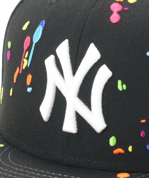 NEW ERA（ニューエラ）の「ニューエラ キャップ ニューヨークヤンキース スプラッシュ（キャップ・メンズ・ブラック/ネイビー・M/L）」の7枚目の写真