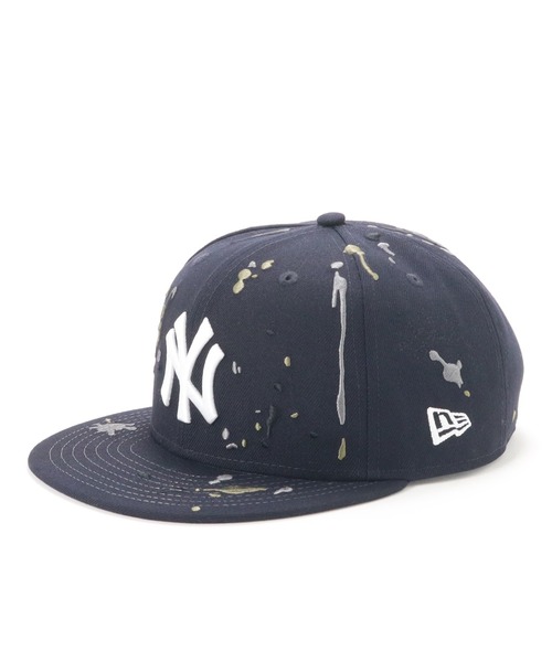 NEW ERA（ニューエラ）の「ニューエラ キャップ ニューヨークヤンキース スプラッシュ（キャップ・メンズ・ブラック/ネイビー・M/L）」の8枚目の写真