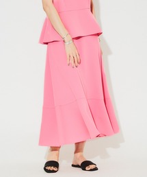 Rouge vif | 【セットアップ対応】フレアヘムスカート(スカート)