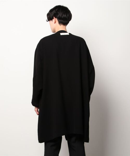 N.HOOLYWOOD(N.ハリウッド)の「COLLARLESS COAT(ノーカラーコート・メンズ・カーキ/ブラック/チャコール・40/38/36)」の17枚目の写真