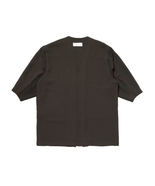N.HOOLYWOOD(N.ハリウッド)の「COLLARLESS COAT(ノーカラーコート・メンズ・カーキ/ブラック/チャコール・40/38/36)」の11枚目の写真