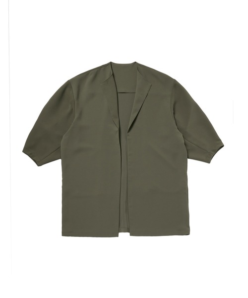N.HOOLYWOOD(N.ハリウッド)の「COLLARLESS COAT(ノーカラーコート・メンズ・カーキ/ブラック/チャコール・40/38/36)」の19枚目の写真