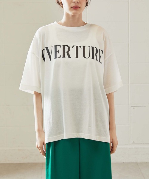 OUVRAGE CLASSE（ウヴラージュクラス）の「OVERTRUE ロゴＴ（Tシャツ/カットソー・レディース・チャコールグレー/オフホワイト・FREE）」の19枚目の写真