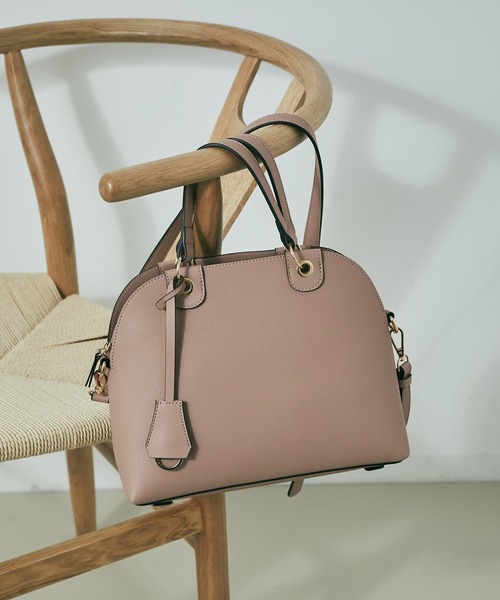 VIS（ビス）の「【新色追加】【2WAY】５ポケットボストンバッグ（ボストンバッグ・レディース・ライトグレー/ブラック/ベージュ系その他/ベージュ系その他2/レッド/オフホワイト・FREE）」の5枚目の写真