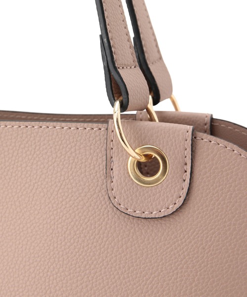 VIS（ビス）の「【新色追加】【2WAY】５ポケットボストンバッグ（ボストンバッグ・レディース・ライトグレー/ブラック/ベージュ系その他/ベージュ系その他2/レッド/オフホワイト・FREE）」の9枚目の写真