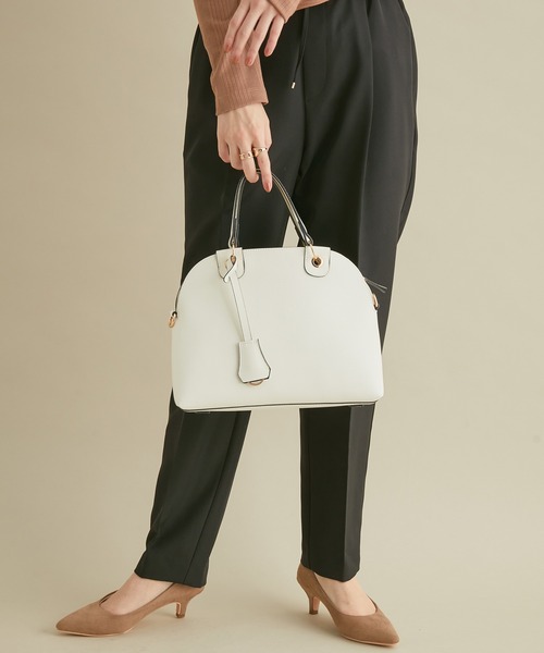 VIS（ビス）の「【新色追加】【2WAY】５ポケットボストンバッグ（ボストンバッグ・レディース・ライトグレー/ブラック/ベージュ系その他/ベージュ系その他2/レッド/オフホワイト・FREE）」の20枚目の写真