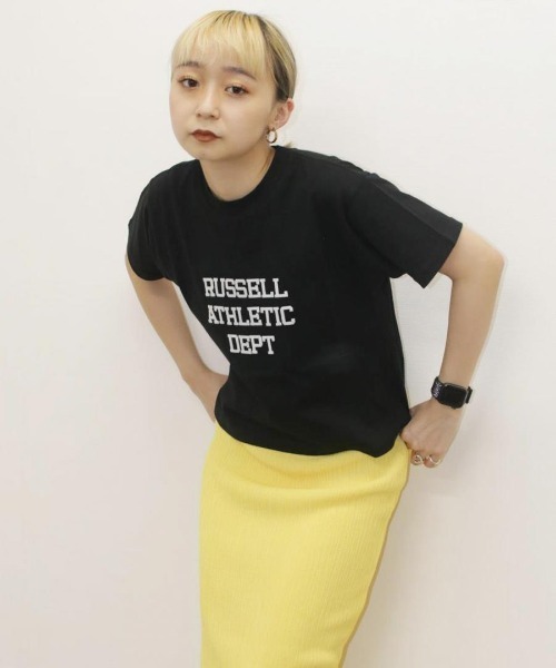 k3&co.（ケイスリーアンドコー）の「SHIRRING SKIRT K3別注（スカート・レディース・イエロー・XS）」の6枚目の写真