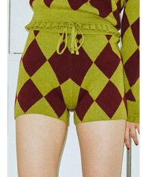 jouetie | 【セットアップ対応】ジャガードニットショートパンツ(その他パンツ)