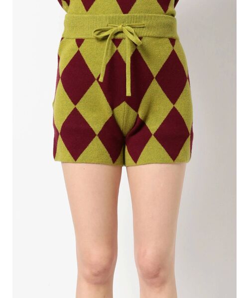 jouetie（ジュエティ）の「【セットアップ対応】ジャガードニットショートパンツ（その他パンツ・レディース・ブラック/ボルドー/パープル・MEDIUM）」の22枚目の写真