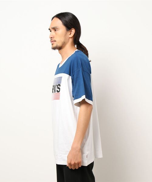 Levi's(リーバイス)の「【Levi's】グラフィック切り替えT(Tシャツ/カットソー・メンズ・ホワイト・M/L/S)」の3枚目の写真