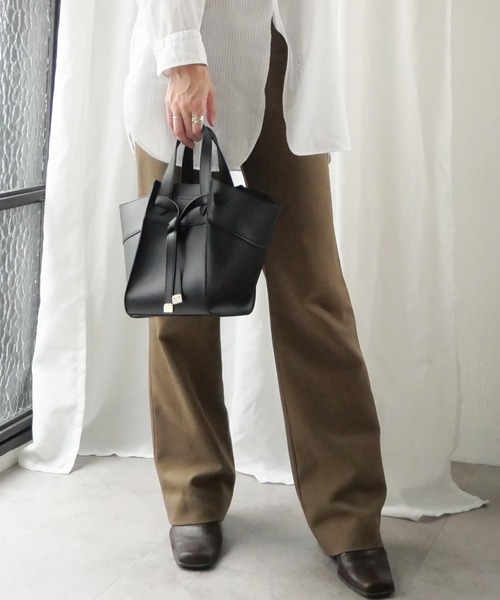 CURI BISCUI（キュリ　ビスキュイ）の「【CURIBISCUI】ベルトモチーフ ２WAYバッグ（ハンドバッグ・レディース・ブラック/グレー/モカ/ライトベージュ・FREE）」の19枚目の写真