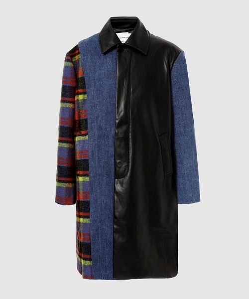 Feng Chen WangWOVEN PANELLED COAT