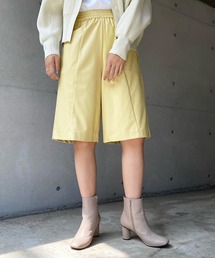 DouDou | フェイクレザーハーフパンツ(その他パンツ)
