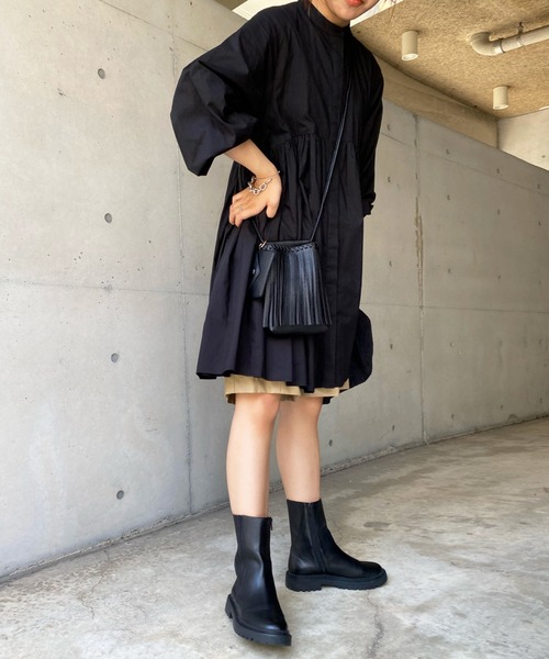 DouDou（ドゥドゥ）の「フェイクレザーハーフパンツ（その他パンツ・レディース・ベージュ/イエロー・FREE）」の13枚目の写真