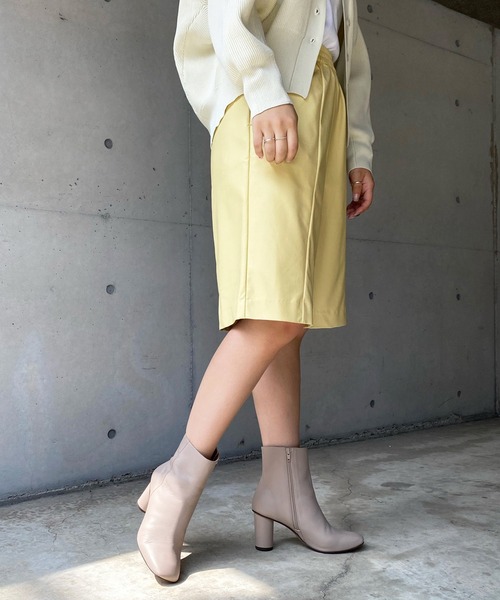 DouDou（ドゥドゥ）の「フェイクレザーハーフパンツ（その他パンツ・レディース・ベージュ/イエロー・FREE）」の14枚目の写真