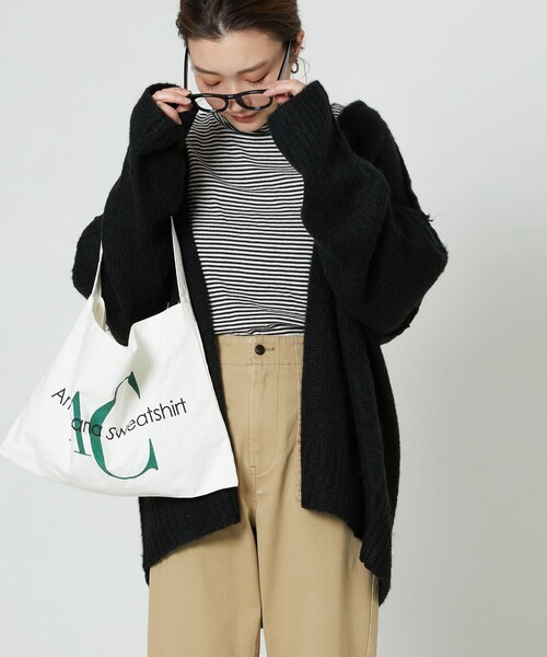 FREAK'S STORE(フリークスストア)の「▽【WEB限定】深Vネックシャギー2WAYカーディガン(カーディガン/ボレロ・レディース・ブルー/レンガ/マスタード/ベージュ/パープル/ブラック/オフホワイト/ピンク/グリーン・フリ-)」の3枚目の写真