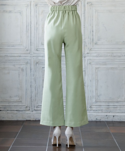 Julia Boutique（ジュリアブティック）の「ビット付きセンターシームフレアパンツ/21508（その他パンツ・レディース・ブラック/ベージュ/ライトベージュ/グリーン系・ONE）」の12枚目の写真
