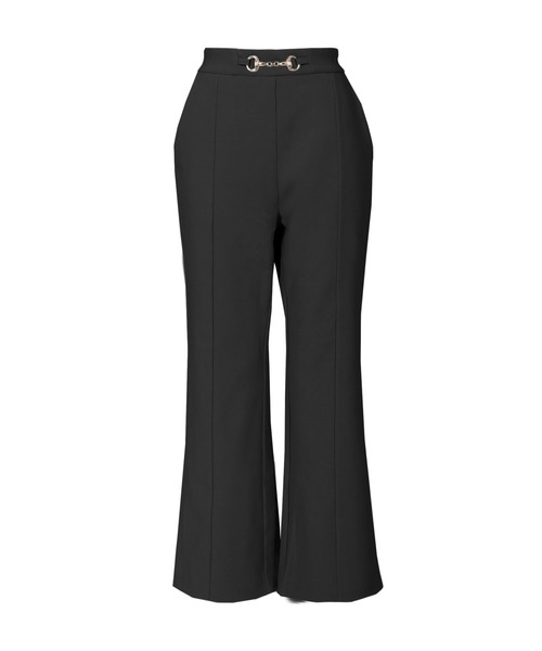 Julia Boutique（ジュリアブティック）の「ビット付きセンターシームフレアパンツ/21508（その他パンツ・レディース・ブラック/ベージュ/ライトベージュ/グリーン系・ONE）」の22枚目の写真