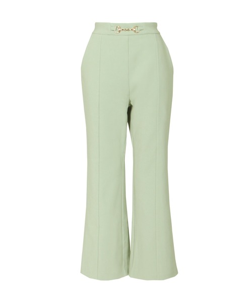 Julia Boutique（ジュリアブティック）の「ビット付きセンターシームフレアパンツ/21508（その他パンツ・レディース・ブラック/ベージュ/ライトベージュ/グリーン系・ONE）」の21枚目の写真