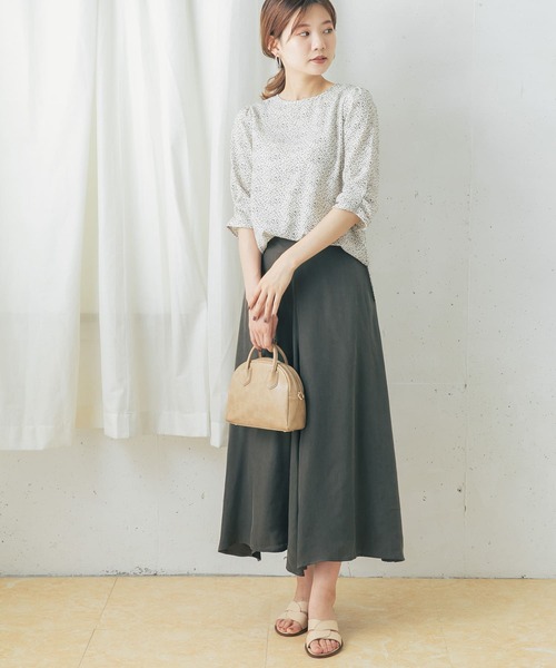 URBAN RESEARCH ROSSO(アーバンリサーチロッソ)の「アートドットスリーブタックブラウス(シャツ/ブラウス・レディース・ブラック/アイボリー・FREE)」の15枚目の写真