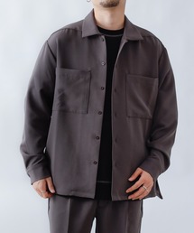 COLONY 2139 | ストレッチイージーケアミリタリー長袖シャツ※セットアップ対応(シャツ/ブラウス)