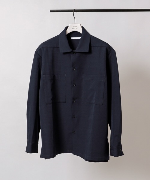 COLONY 2139（コロニートゥーワンスリーナイン）の「ストレッチイージーケアミリタリー長袖シャツ※セットアップ対応（シャツ/ブラウス・メンズ・ネイビー/チャコールグレー/ブラック・X-LARGE/MEDIUM/LARGE）」の18枚目の写真