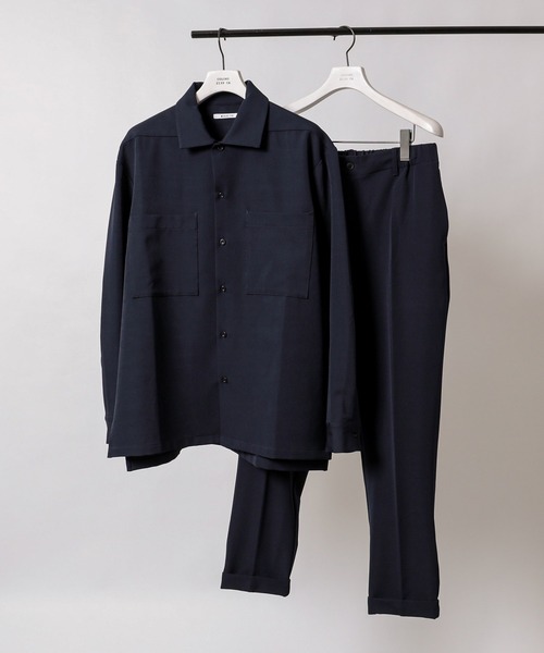 COLONY 2139（コロニートゥーワンスリーナイン）の「ストレッチイージーケアミリタリー長袖シャツ※セットアップ対応（シャツ/ブラウス・メンズ・ネイビー/チャコールグレー/ブラック・X-LARGE/MEDIUM/LARGE）」の19枚目の写真