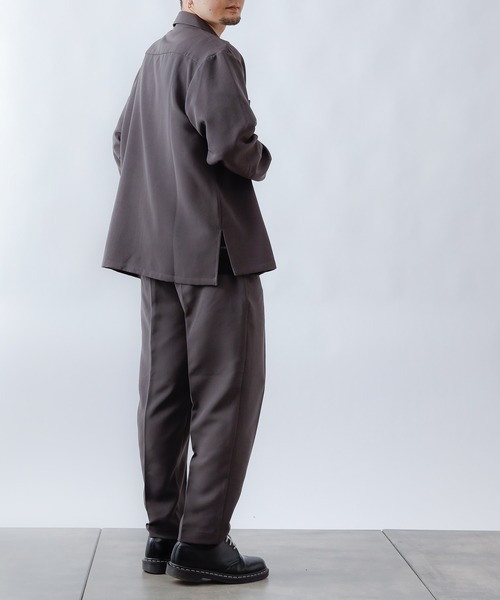 COLONY 2139（コロニートゥーワンスリーナイン）の「ストレッチイージーケアミリタリー長袖シャツ※セットアップ対応（シャツ/ブラウス・メンズ・ネイビー/チャコールグレー/ブラック・X-LARGE/MEDIUM/LARGE）」の10枚目の写真