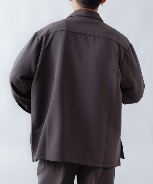 COLONY 2139（コロニートゥーワンスリーナイン）の「ストレッチイージーケアミリタリー長袖シャツ※セットアップ対応（シャツ/ブラウス・メンズ・ネイビー/チャコールグレー/ブラック・X-LARGE/MEDIUM/LARGE）」の7枚目の写真