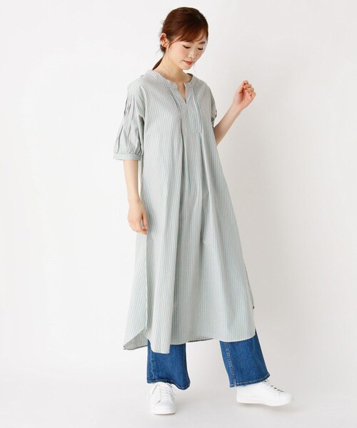 ストライプaラインロングワンピース ワンピース Its Demo イッツデモ のファッション通販 Zozotown