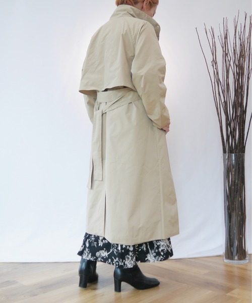 AZUL ENCANTO(アズールエンカント)の「スタンドカラーコート(トレンチコート・レディース・ベージュ/カーキ・FREE)」の22枚目の写真