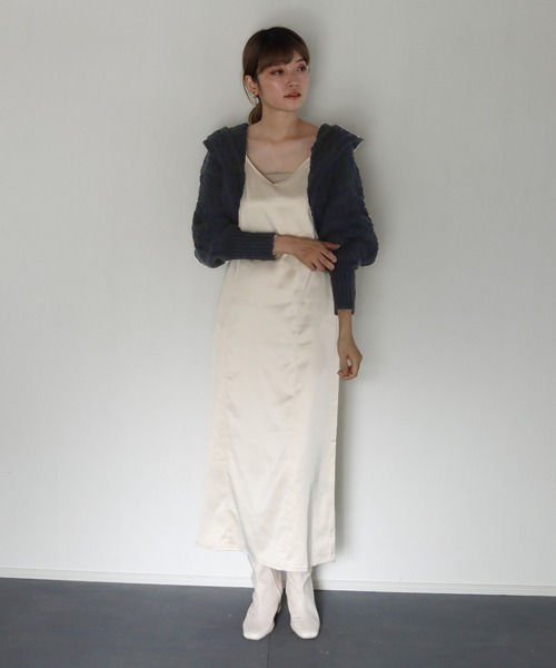 CLEIO（クレイオ）の「【CLEIO】ケーブルニットボレロ（カーディガン/ボレロ・レディース・ブラック/アイボリー/キャメル・FREE）」の20枚目の写真