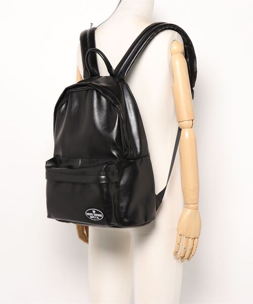 RODEO CROWNS WIDE BOWL（ロデオクラウンズワイドボウル）の「ヴィーガンレザーリュック（バックパック/リュック・メンズ・ブラック・FREE）」の5枚目の写真