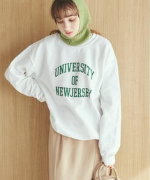 ANGIE | 【2022年秋冬新色追加】GILDANカレッジロゴオーバーサイズスウェット(スウェット)