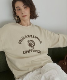 ANGIE（アンジー）の「GILDAN カレッジロゴ オーバーサイズ  プリント スウェット トレーナー（スウェット）」