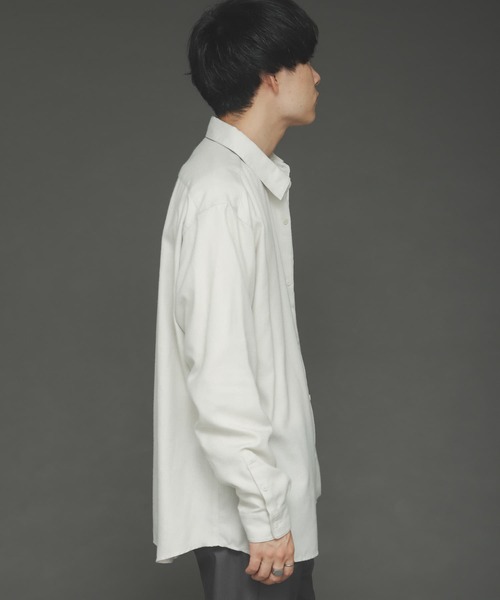 SENSE OF PLACE by URBAN RESEARCH（センスオブプレイスバイアーバンリサーチ）の「レギュラーカラーネルシャツ（シャツ/ブラウス・メンズ・ブラウン/チャコールグレー/ライトベージュ/ブラウン系その他/ブルー・MEDIUM/LARGE）」の13枚目の写真