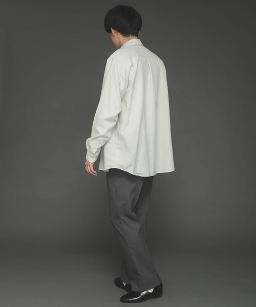 SENSE OF PLACE by URBAN RESEARCH（センスオブプレイスバイアーバンリサーチ）の「レギュラーカラーネルシャツ（シャツ/ブラウス・メンズ・ブラウン/チャコールグレー/ライトベージュ/ブラウン系その他/ブルー・MEDIUM/LARGE）」の17枚目の写真