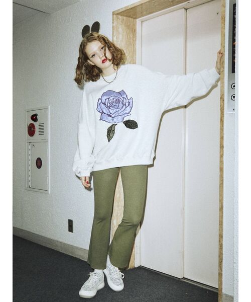 jouetie（ジュエティ）の「ローズプルオーバー（Tシャツ/カットソー・レディース・ブラック/グレー/ピンク・MEDIUM）」の15枚目の写真