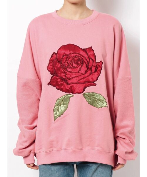 jouetie（ジュエティ）の「ローズプルオーバー（Tシャツ/カットソー・レディース・ブラック/グレー/ピンク・MEDIUM）」の13枚目の写真