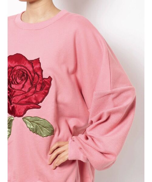 jouetie（ジュエティ）の「ローズプルオーバー（Tシャツ/カットソー・レディース・ブラック/グレー/ピンク・MEDIUM）」の8枚目の写真