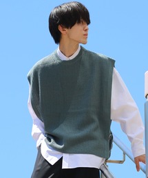 SITRY | Side separate Knit vest/サイドセパレート ニットベスト(ベスト)