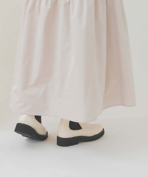 3.5センチタンクソールサイドゴアブーツ