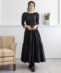 clear | ティアードギャザーワンピース(ワンピース)