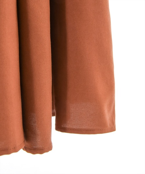 clear(クリア)の「ティアードギャザーワンピース(ワンピース・レディース・モカ/テラコッタ/ブラック・F)」の12枚目の写真