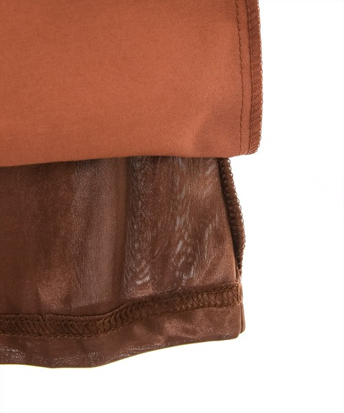 clear(クリア)の「ティアードギャザーワンピース(ワンピース・レディース・モカ/テラコッタ/ブラック・F)」の13枚目の写真