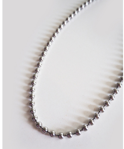 SOFFITTO（ソフィット）の「【&O】《Ball chain》ネックレス40（ネックレス・レディース・シルバー・FREE）」の5枚目の写真
