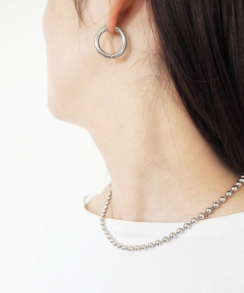 SOFFITTO（ソフィット）の「【&O】《Ball chain》ネックレス40（ネックレス・レディース・シルバー・FREE）」の6枚目の写真