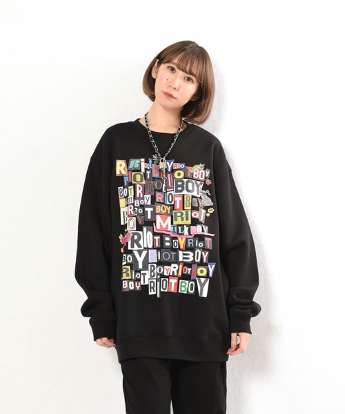 超人気ブティック セール】RIOT BOY TOPS（スウェット）｜MILKBOY（ミルクボーイ トップス